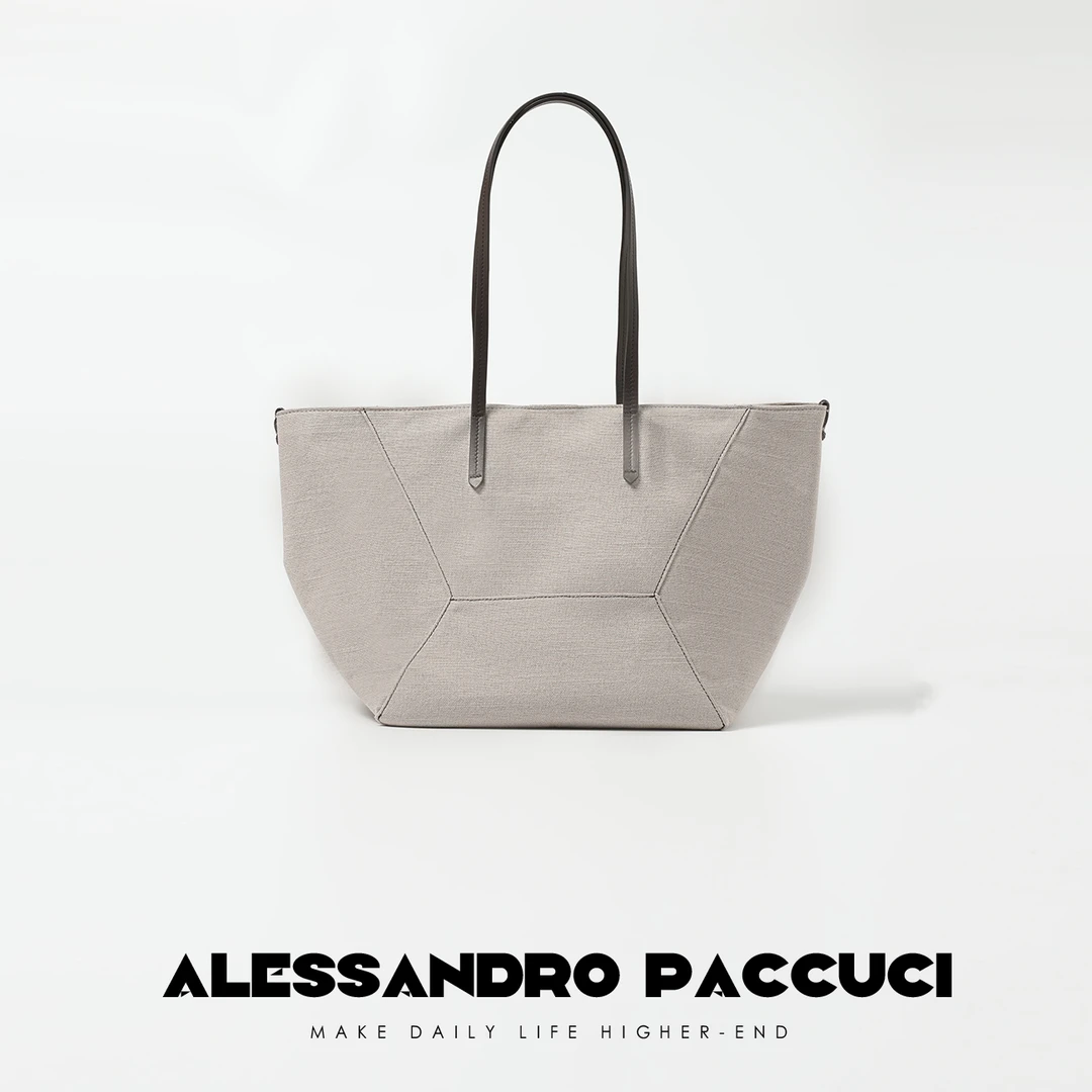 AP洛哥42057BD【几何折叠】头层牛皮手柄大容量简约时尚百搭手提包