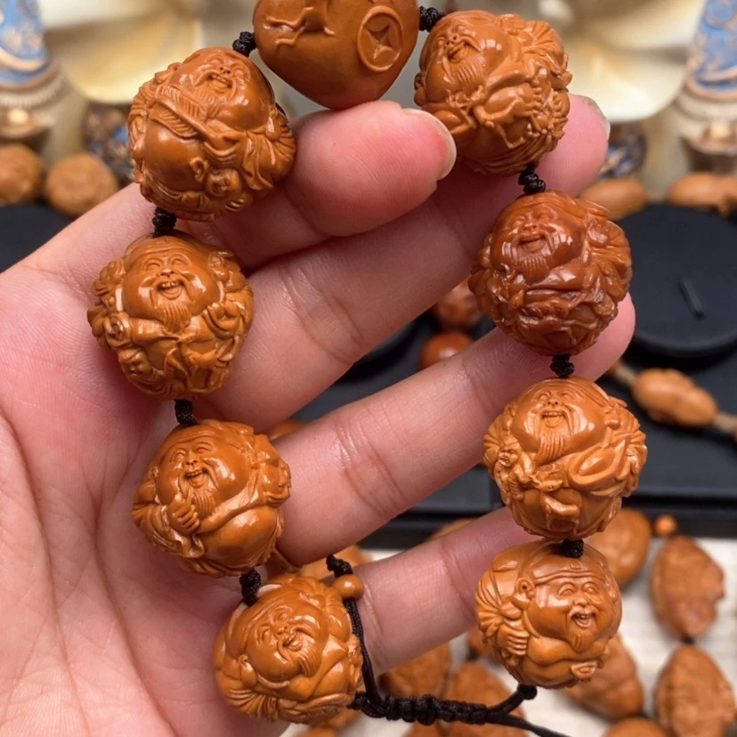 【闪购商品】橄榄核手串橄榄手工雕刻工艺