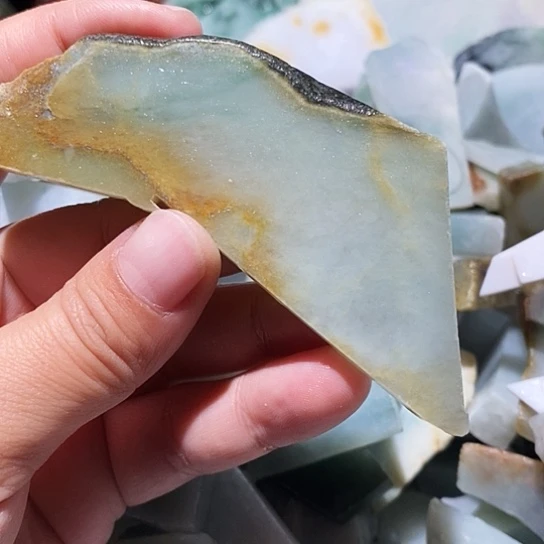 翡翠散珠边角料303