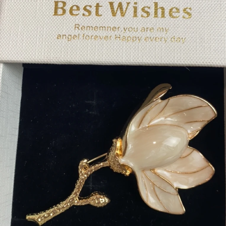 合金琉璃胸针 复古气质高雅手工胸针3098