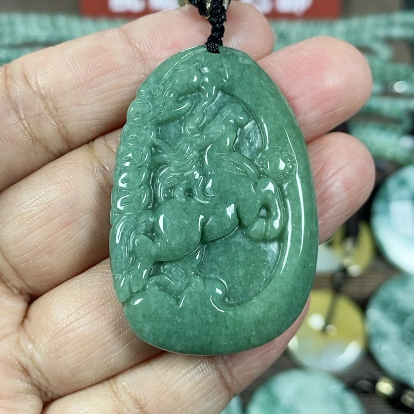【闪购商品】翡翠颈饰未镶嵌玉吊坠翡翠玉马上有钱