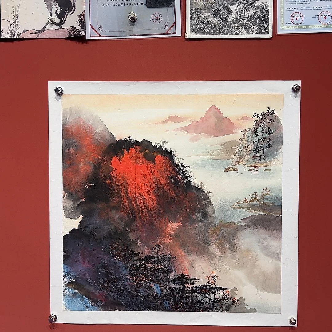 国画李川浦画家作品