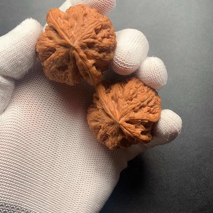 弹***牛吊坠文玩核桃大粗筋46