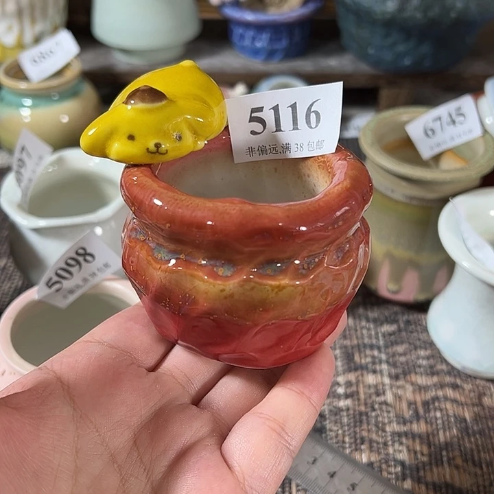 口5 手工花盆满30包邮