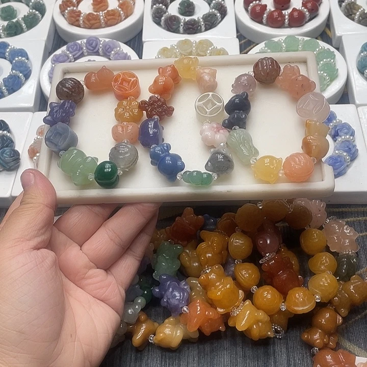 石英质玉（非洲翠）合金时尚简约精美大方