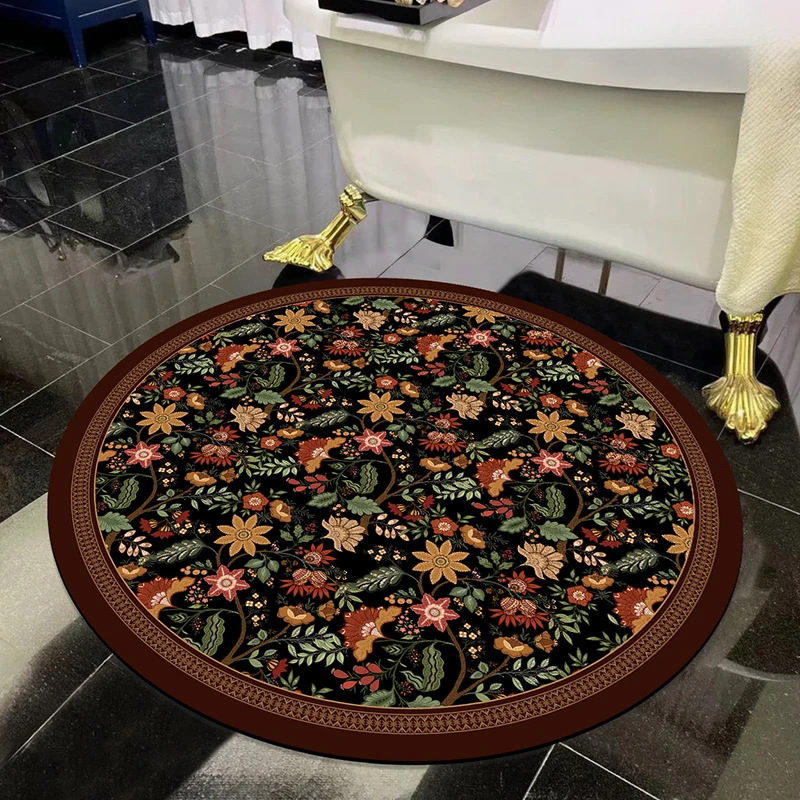 【全网比价！买贵补差】防滑垫瑜伽垫卧室毯门口垫创意中式