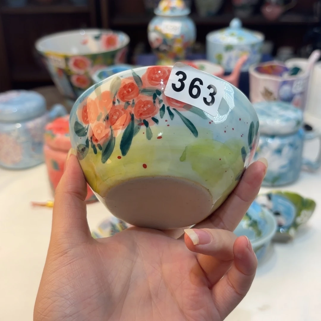 景德镇手绘高温釉下彩陶瓷茶具