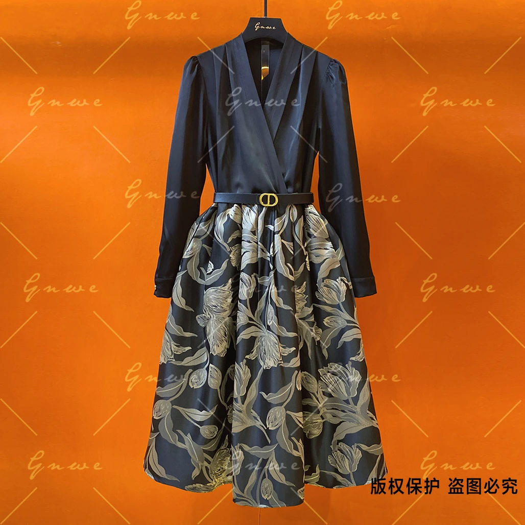 【私人订制】洋气显瘦法式时尚连衣裙G910