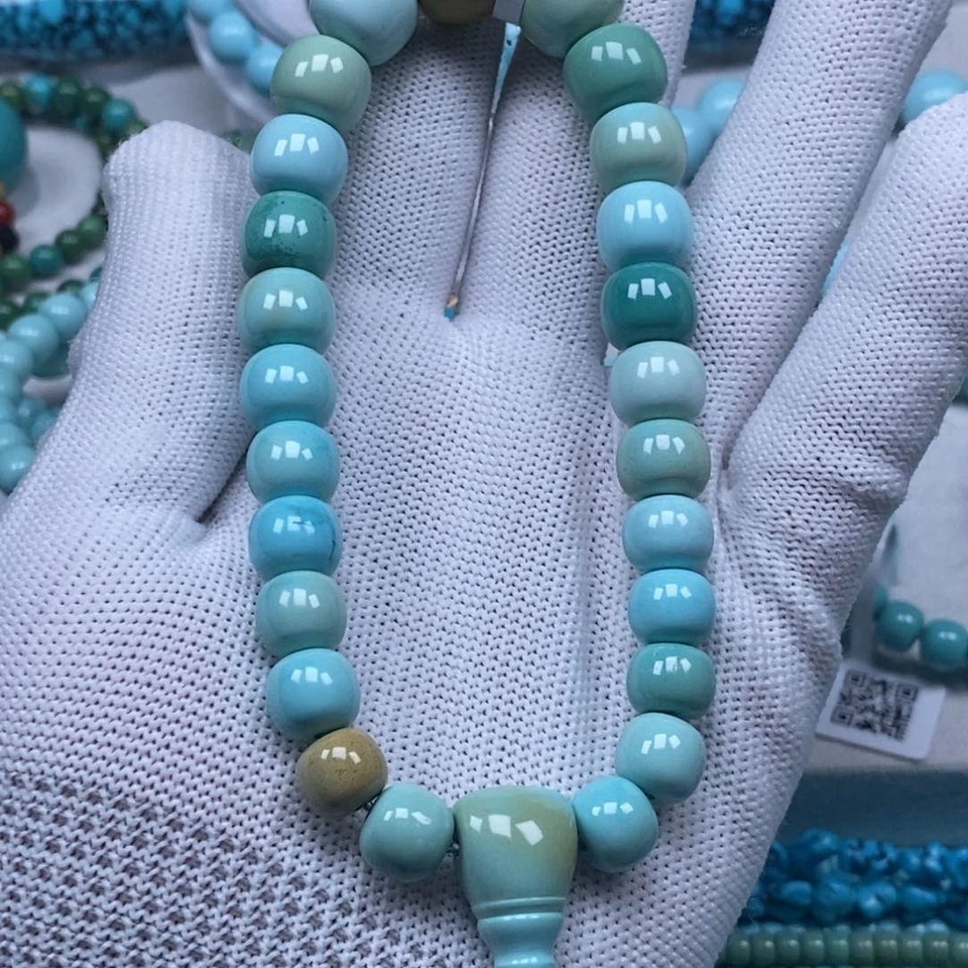 绿松石未镶嵌原矿纯干料绿松石