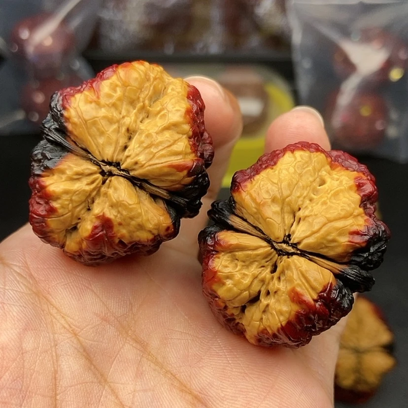 【闪购商品】把件文玩核桃38尺蝴蝶蟾