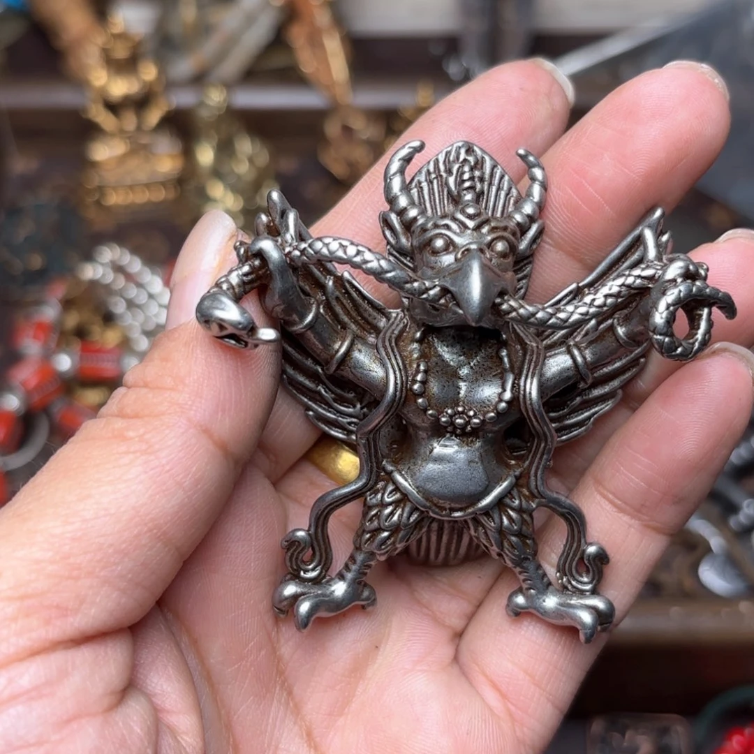 铜星月菩提吊坠项链