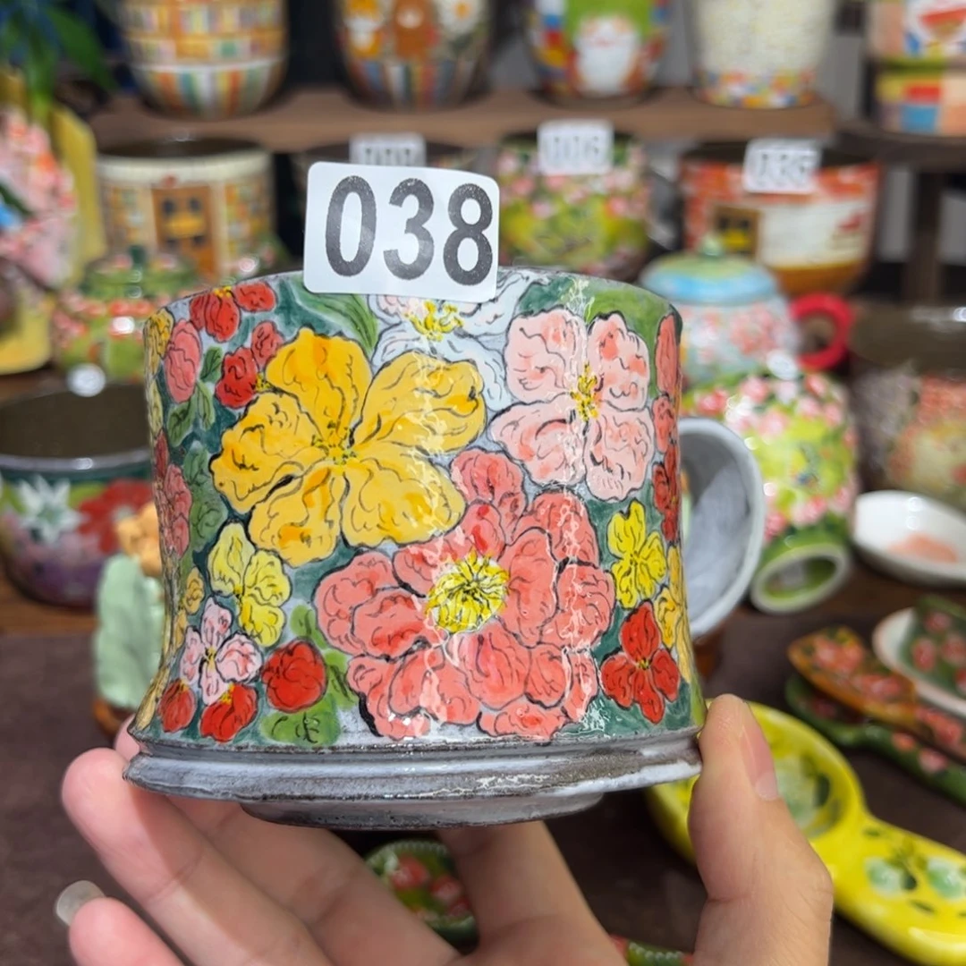 景德镇陶瓷手绘茶具微瑕