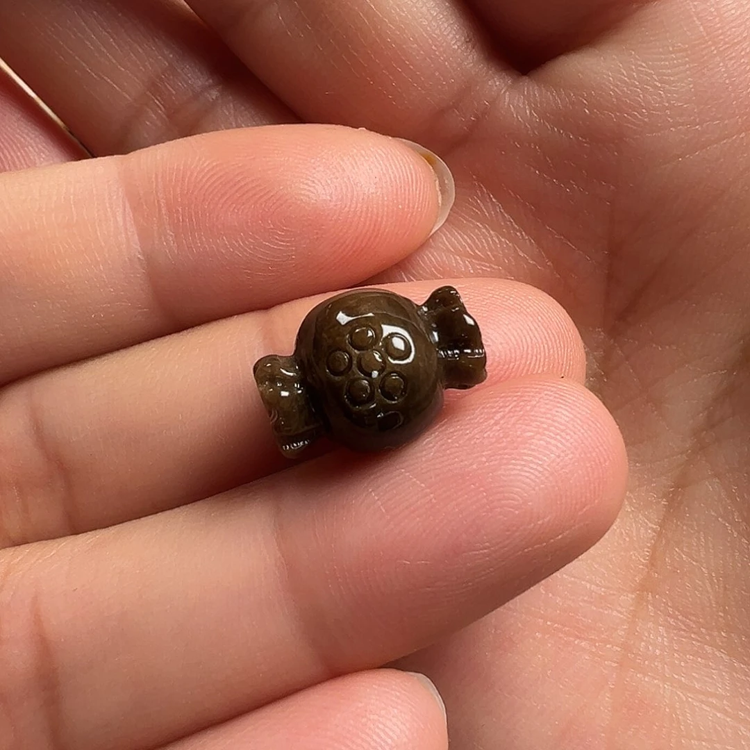 琥珀（根珀）颈饰未镶嵌糖果