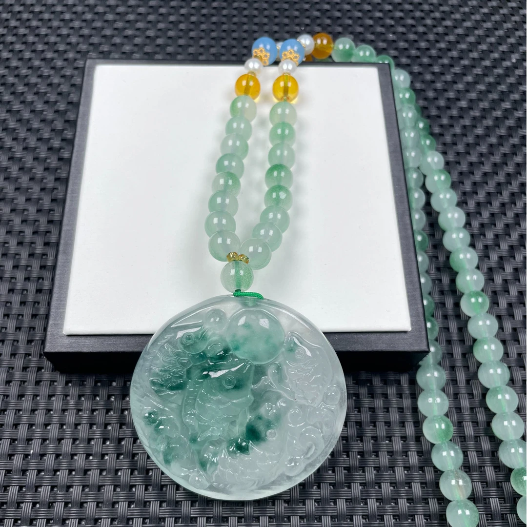 （珠宝严选） D163飘蓝厚蓝鱼牌高档气质女款挂饰吊坠