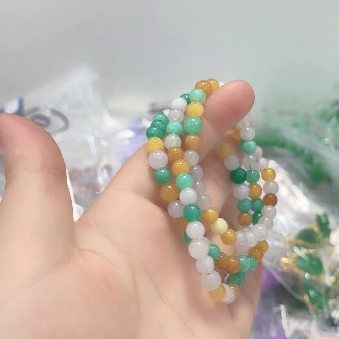 未镶嵌手链翡翠手串