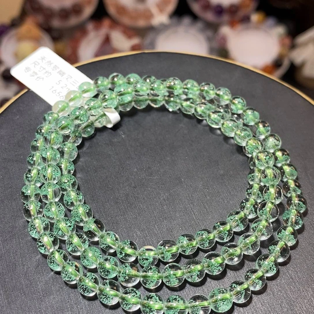 水晶未镶嵌手链F翠幽灵多圈