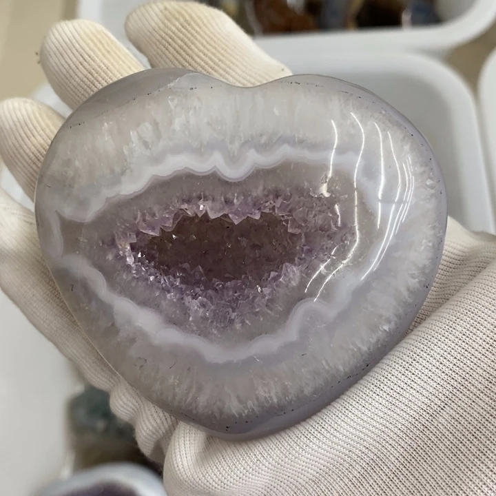 珠宝半成品紫晶未镶嵌