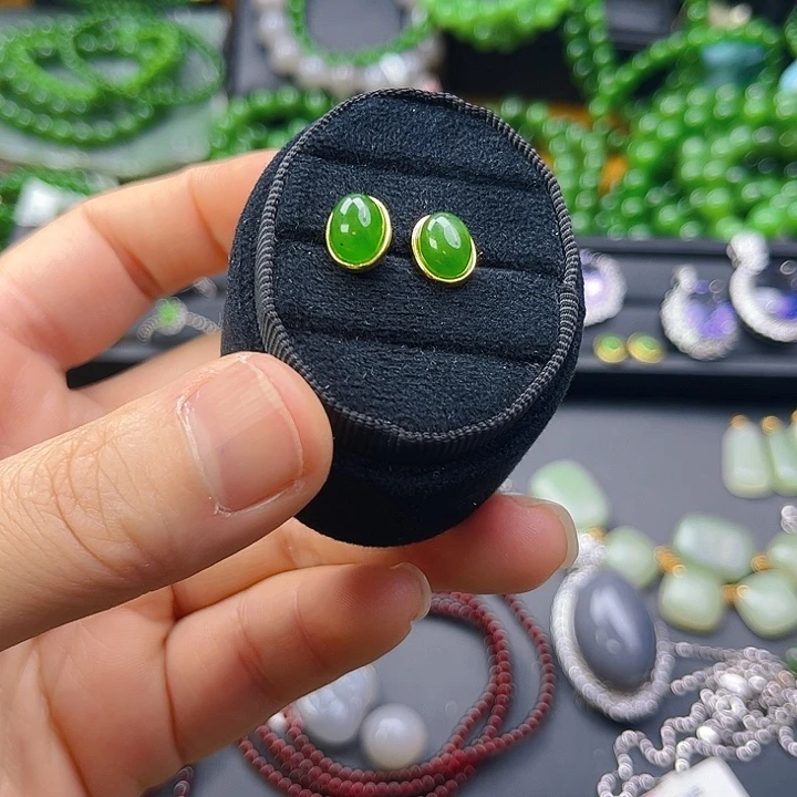 和田玉银S925镶嵌颈饰