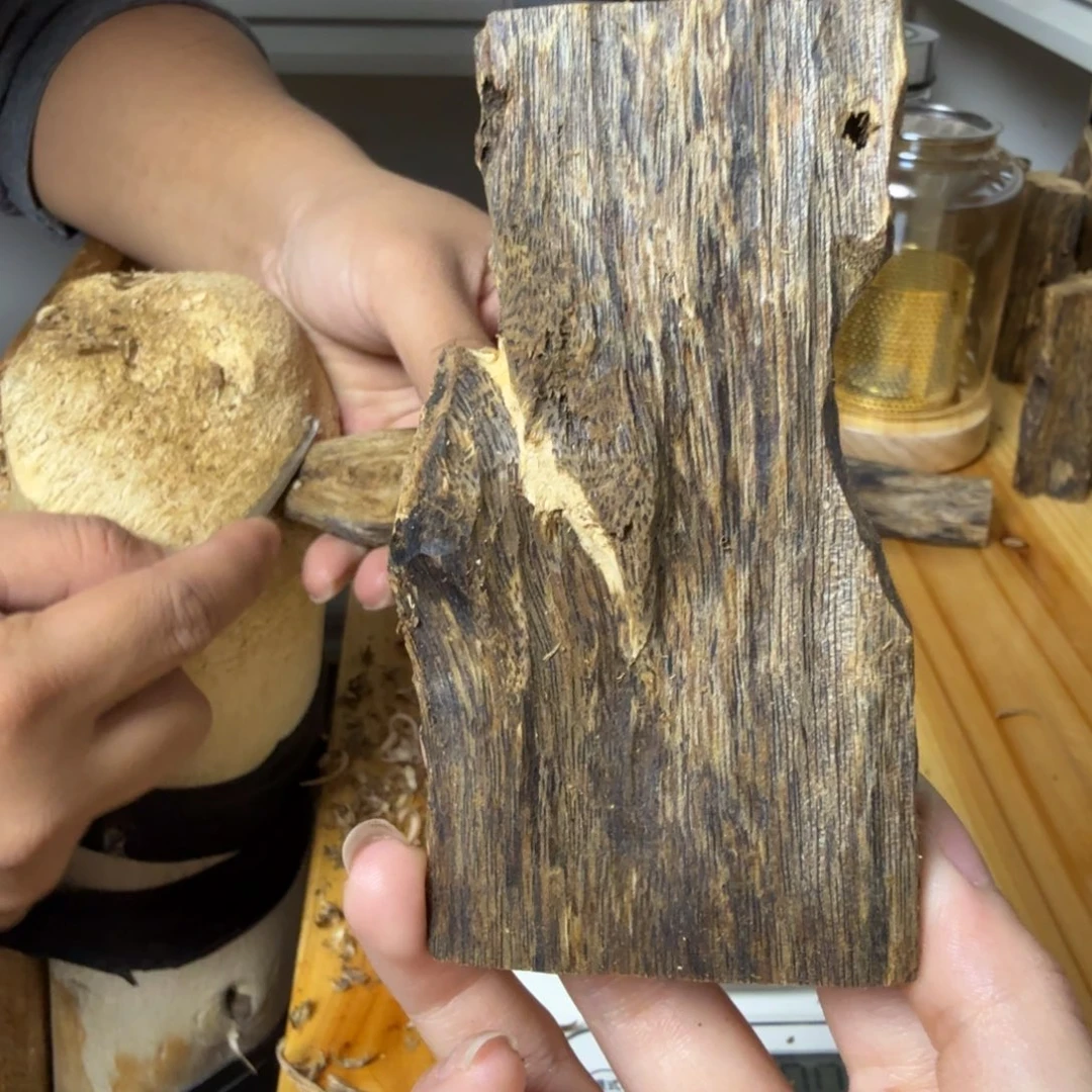 沉香绿奇虫漏香30克