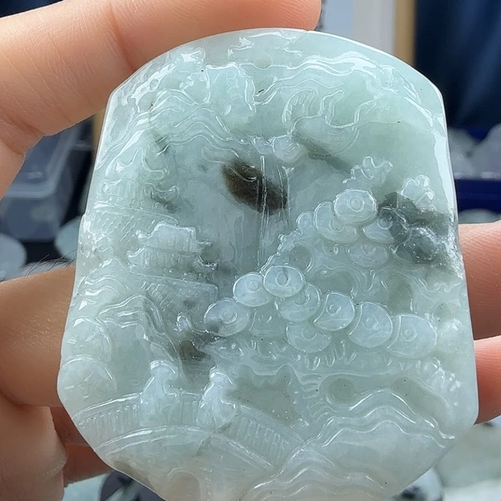 翡翠未镶嵌颈饰翡翠