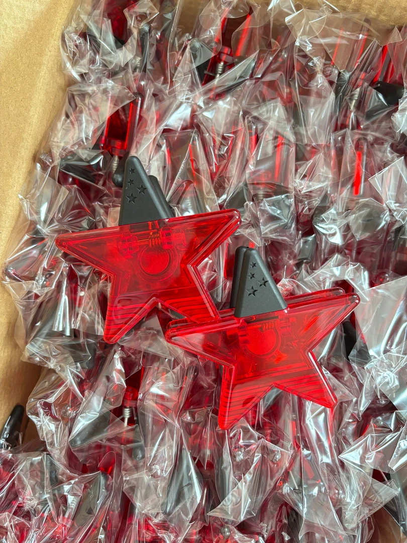 创意五角星食品封口夹多功能夹