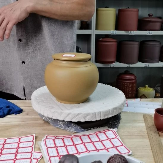 紫砂茶叶罐正品一斤装吸力罐全手工7620
