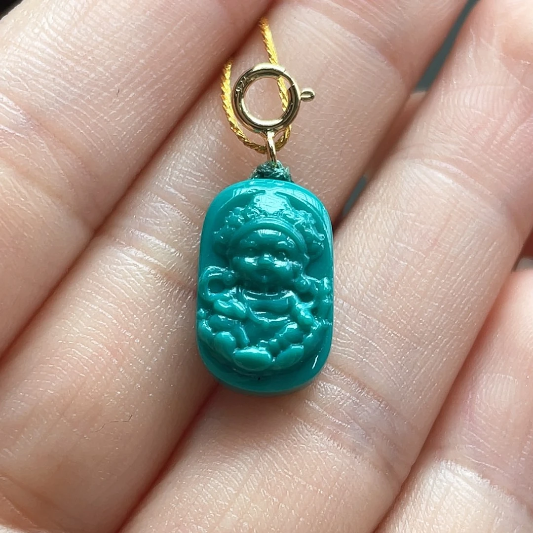 绿松石未镶嵌颈饰