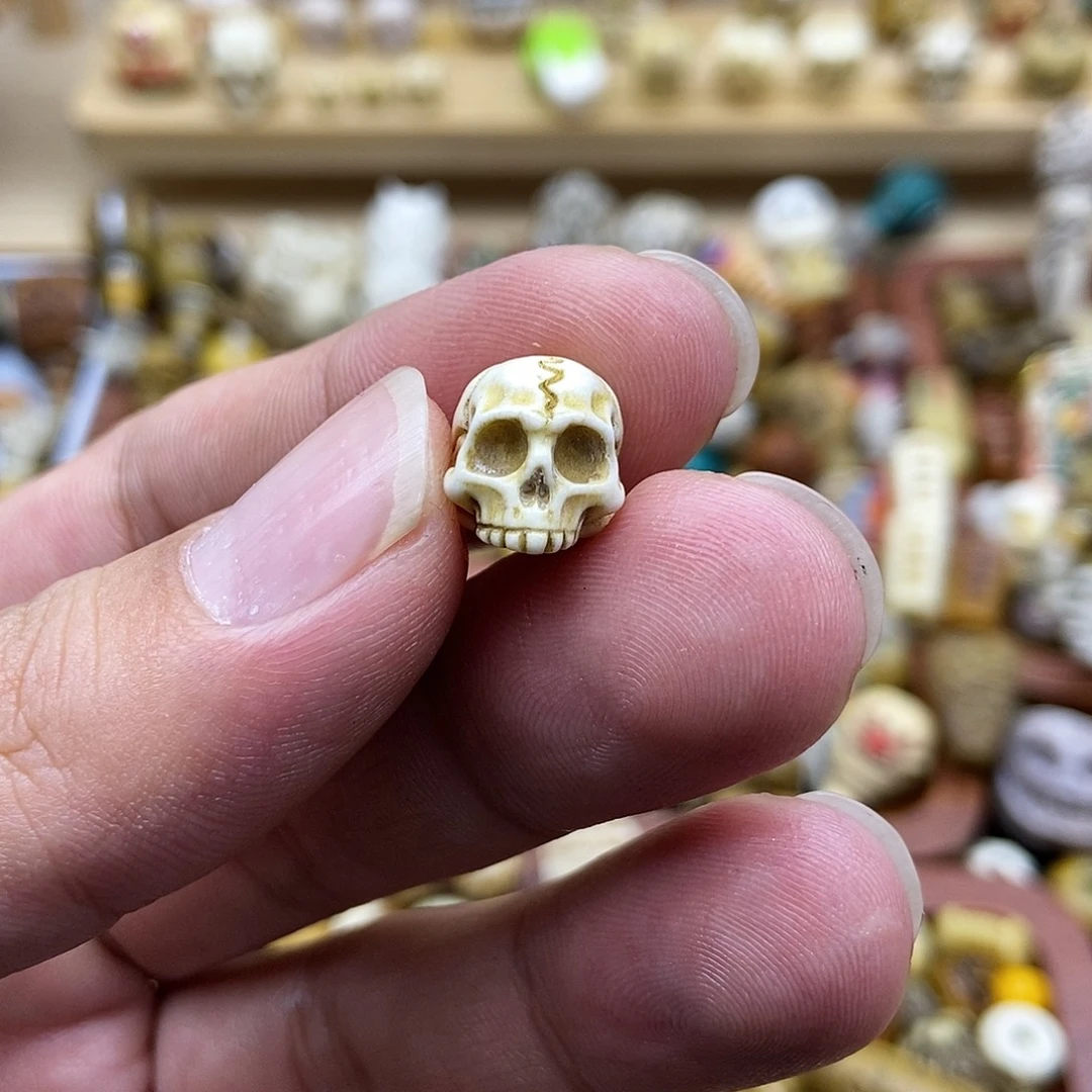 其他驼骨鹿角10毫米尸陀林（天地孔）