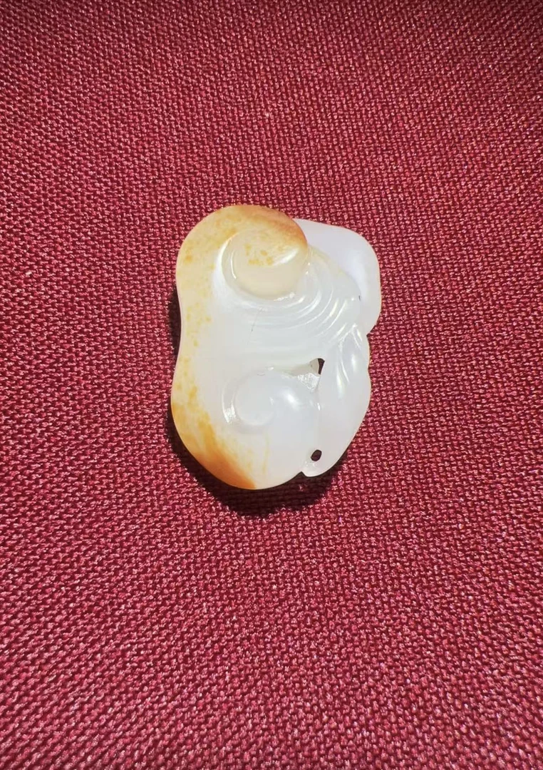 新疆和田玉 吉祥如意 灵芝