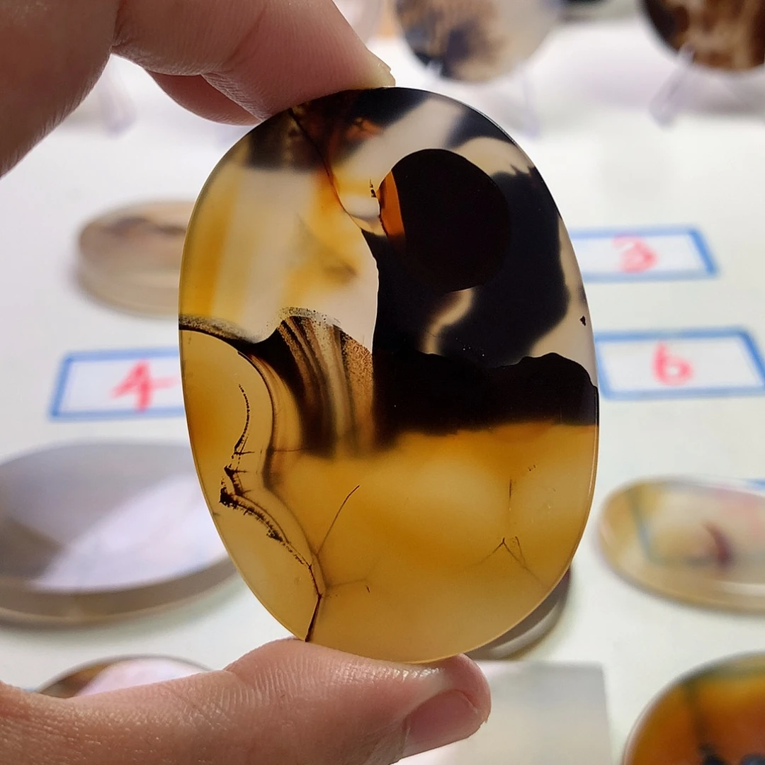 未镶嵌玛瑙/玉髓珠宝半成品