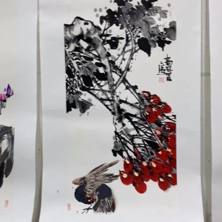 国画原创手绘花鸟作品