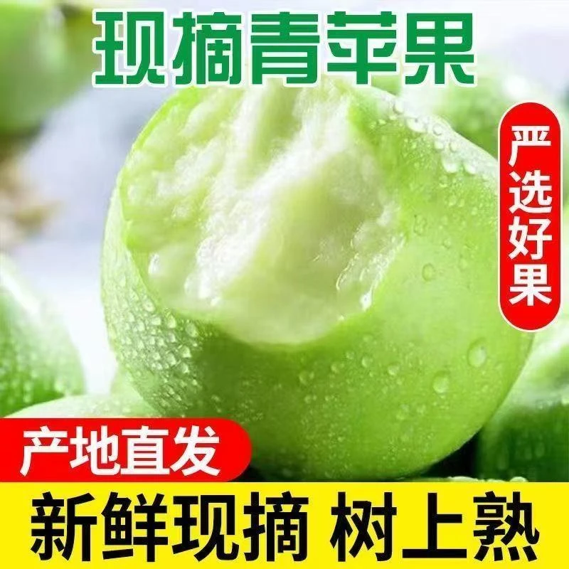 【酸甜青苹果】今年头茬青苹果新鲜应季水果酸甜孕妇水果大果发