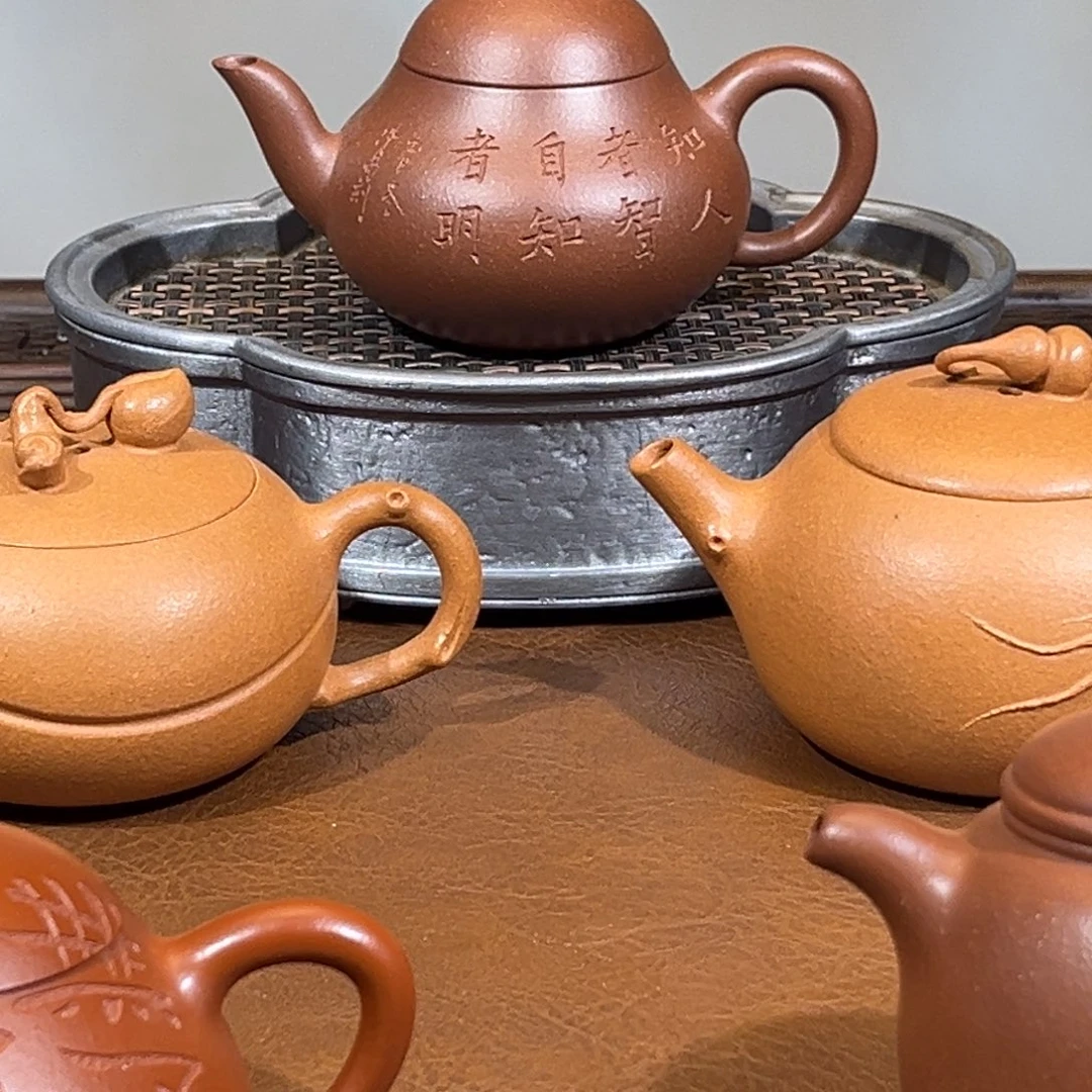 茶壶紫砂梨壶130cc