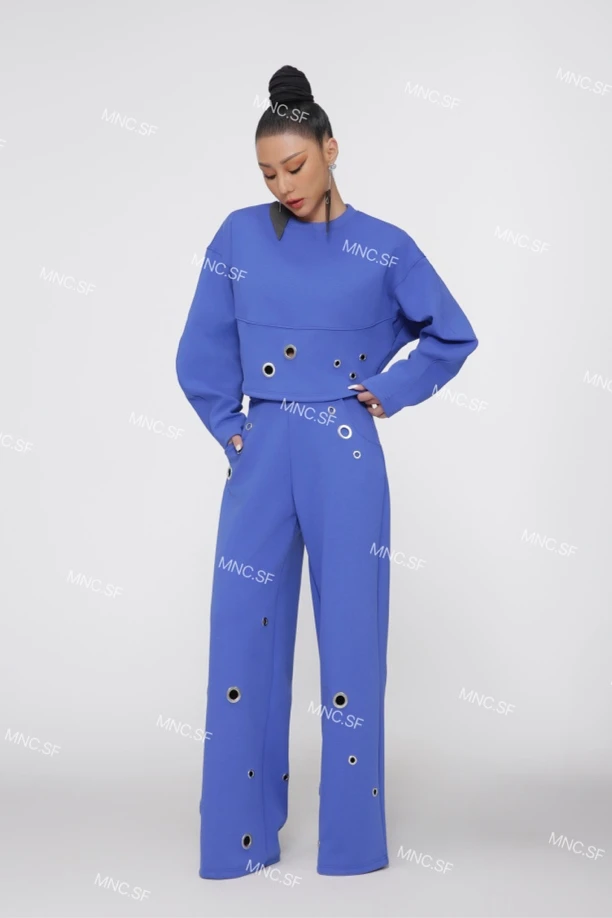 【国产莫妮卡】早春设计师款气孔潮牌设计感上衣-027