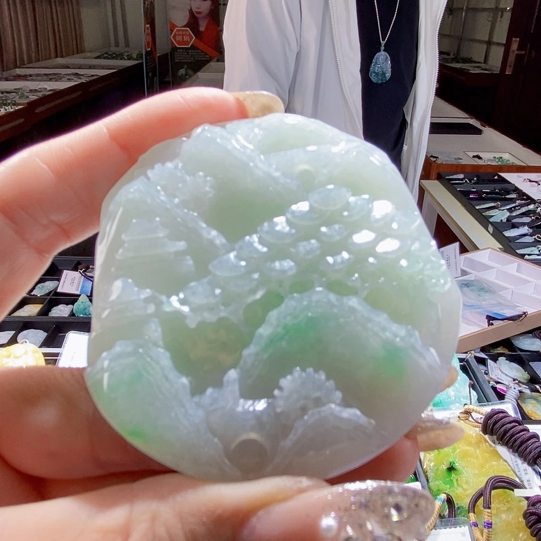 颈饰未镶嵌翡翠翡翠