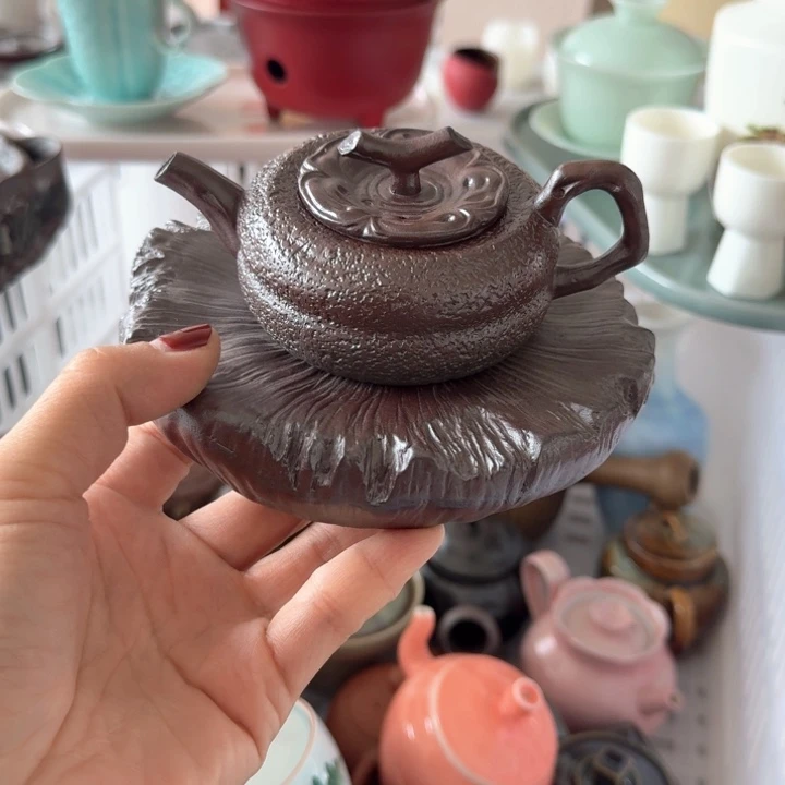 微瑕陶瓷茶具茶杯茶壶