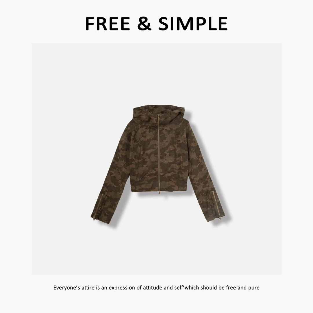 Free&Simple-‘个性迷彩风’早秋款街头设计感迷彩外套-7884