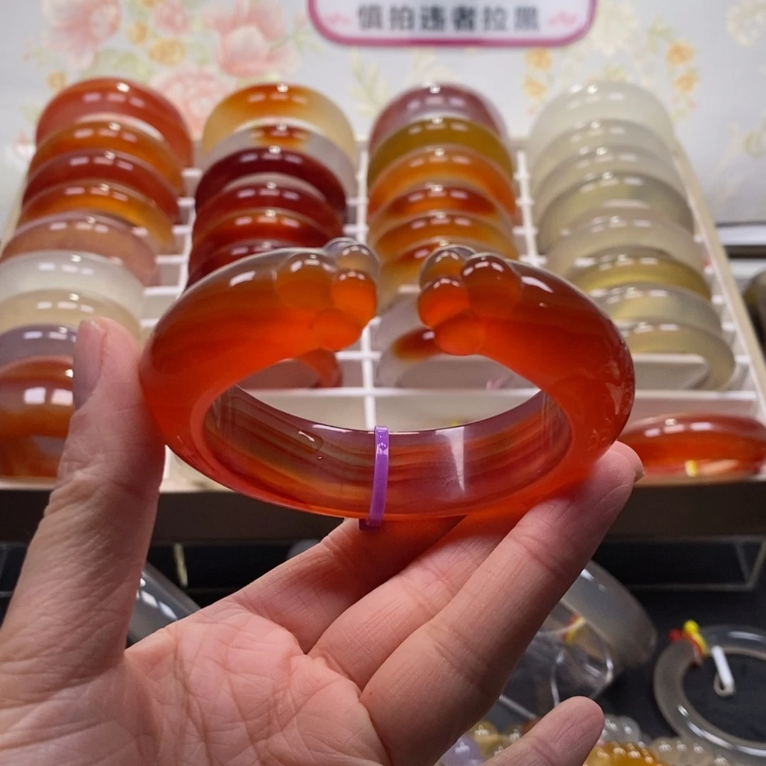 玛瑙/玉髓未镶嵌手镯