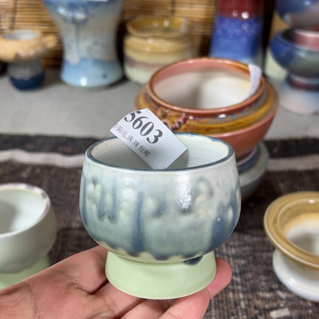 红陶景德镇手工花盆