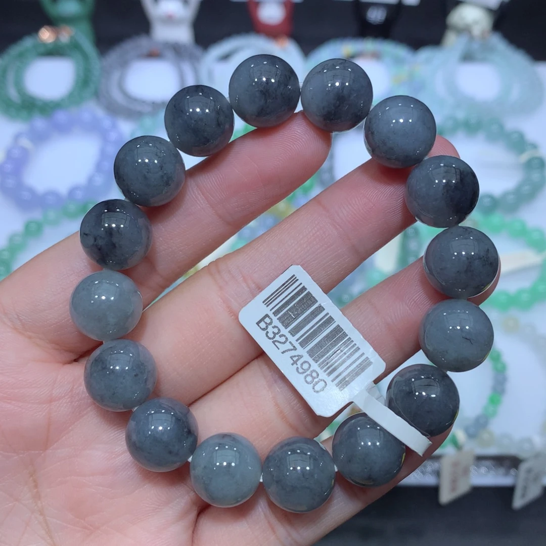 翡翠未镶嵌手串天然