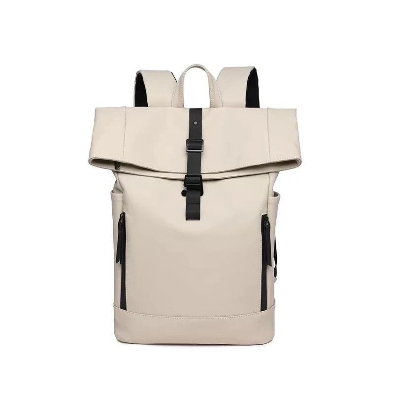 DKWEN迪时尚潮流皮质双肩包