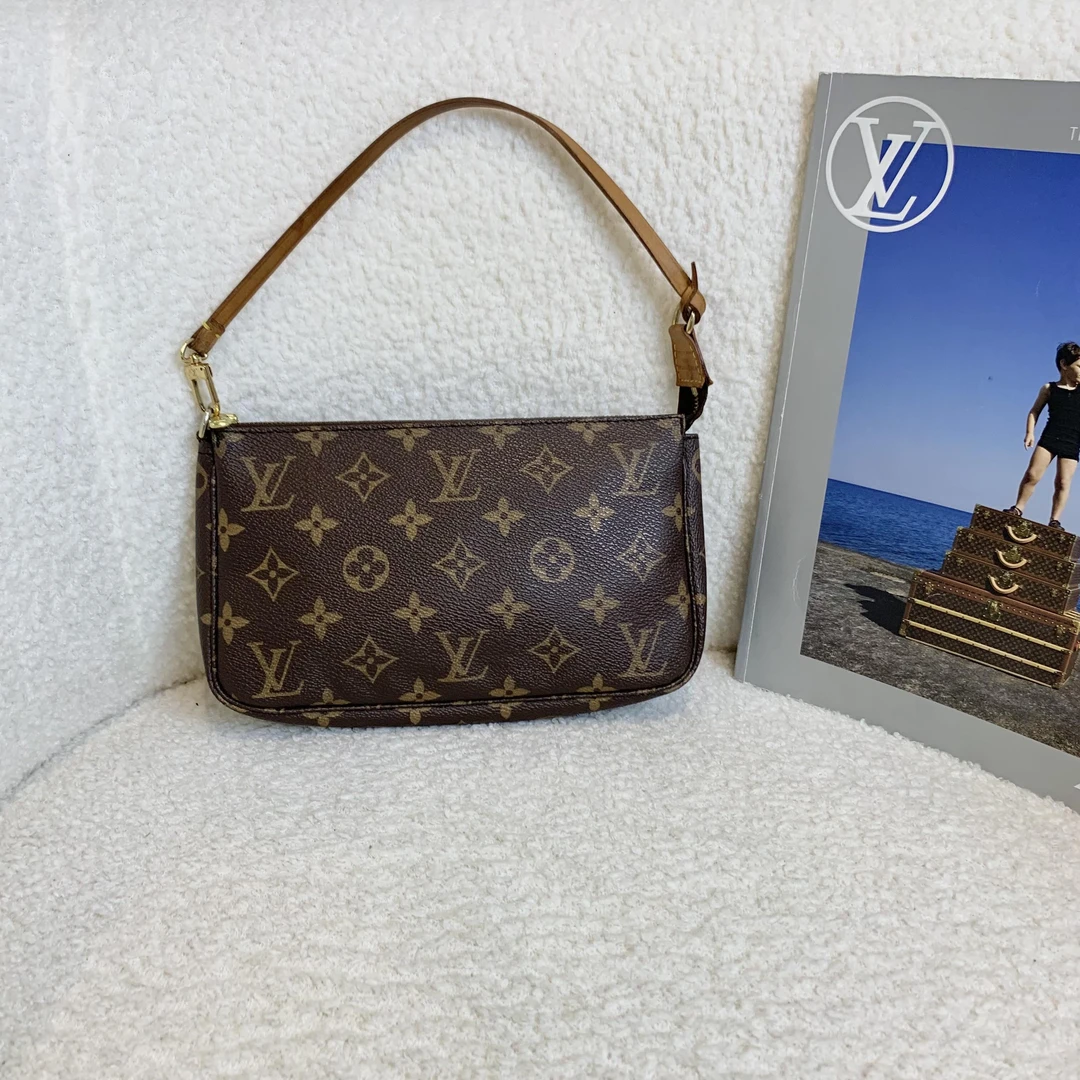 99新 LouisVuitton/路易威登 壹臻/老花麻将包 99年 19019903