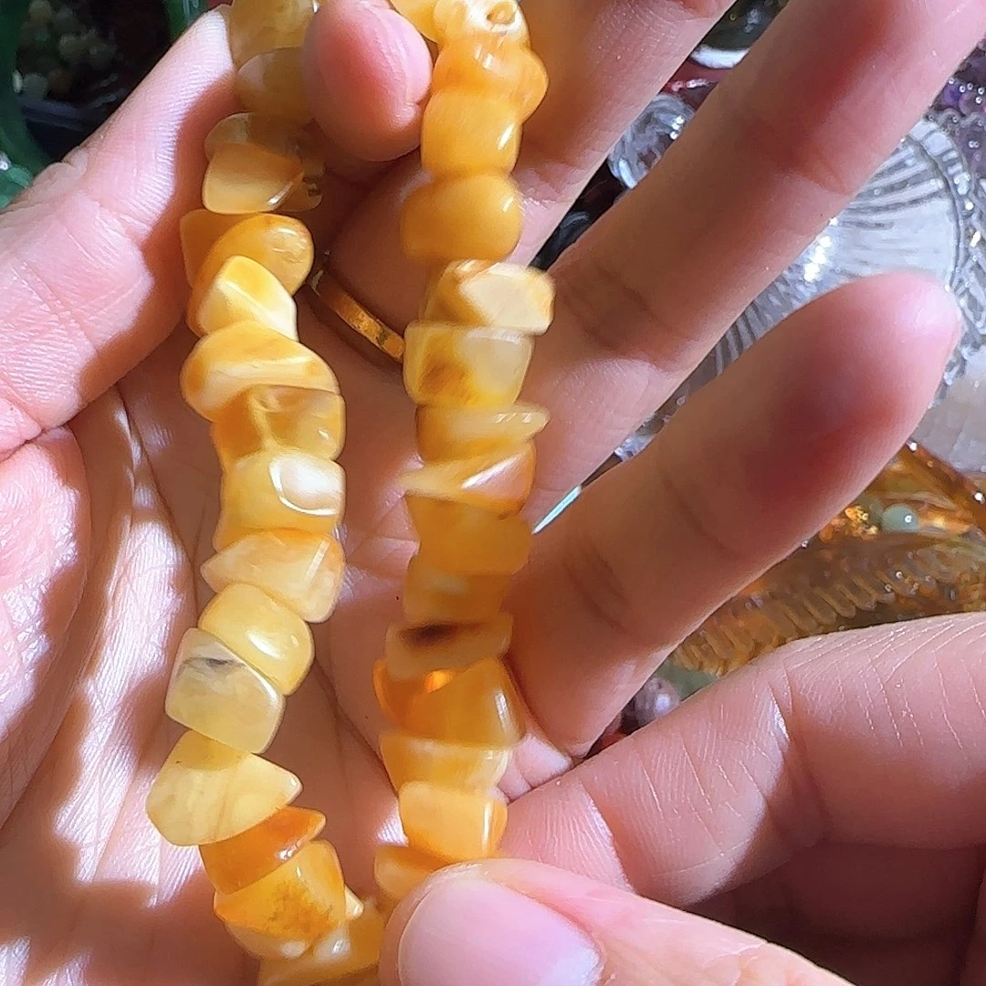 未镶嵌琥珀珠宝奇石随形
