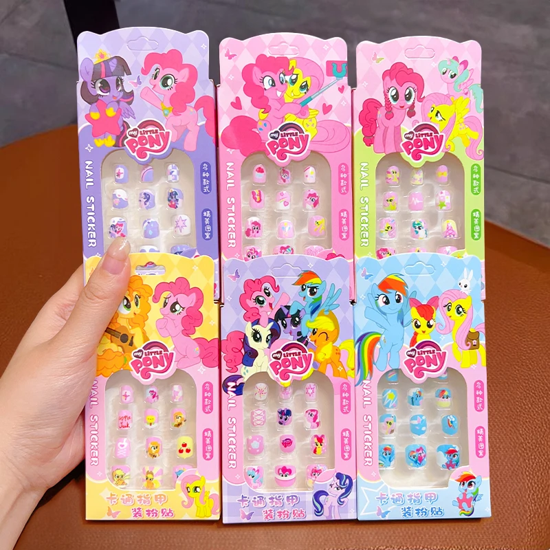 【卡通指甲贴】儿童果冻胶可拆卸美甲贴礼物玩具指甲贴女童公主