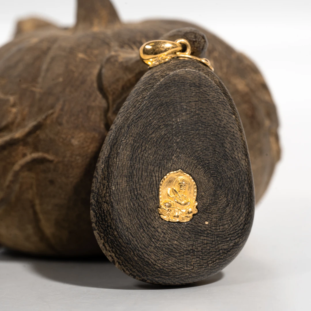 【天然沉香】文莱/文殊观音吊坠/沉水/TG31