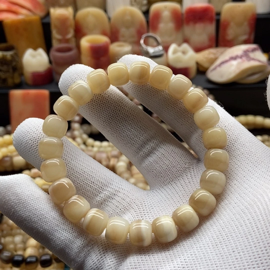 驼骨手串/手链10毫米驼骨三花