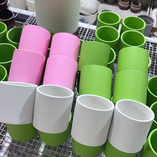 多肉绿植陶瓷花盆9.9包邮