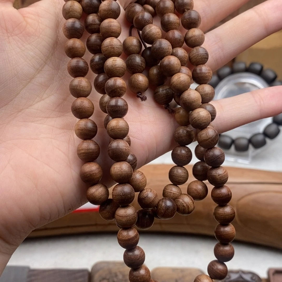 檀香木手串/手链人***峰印度老山檀奶香0.8