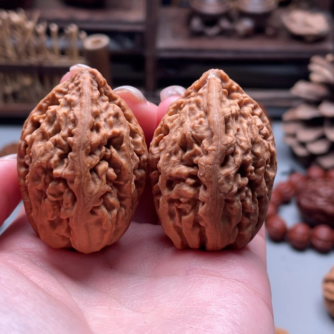 文玩核桃把件π*π小楸香18