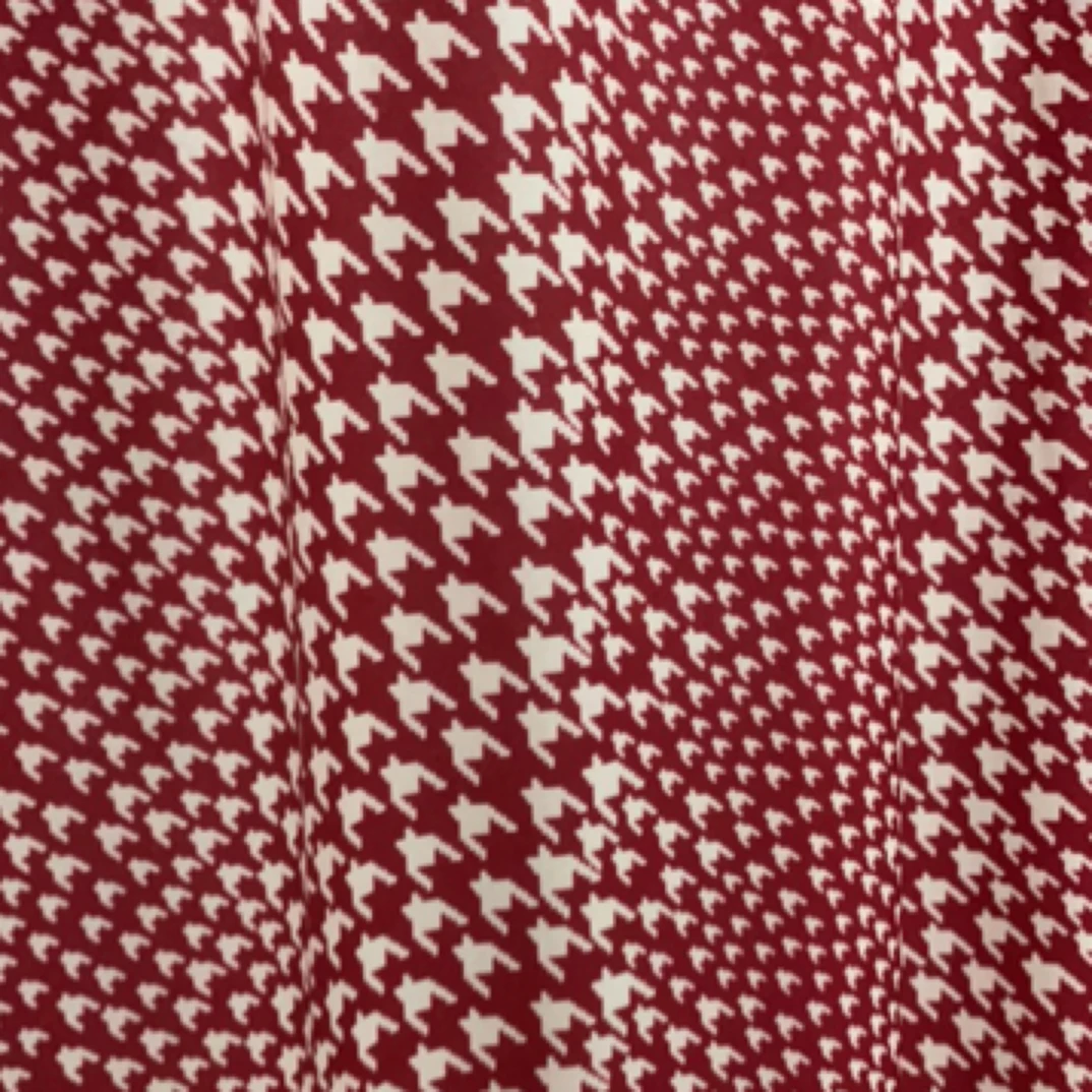 高品质新红色真丝绉面料衬衫裙子